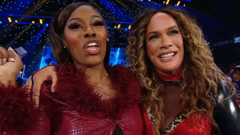 WWE stars Lash Legend and Nia Jax