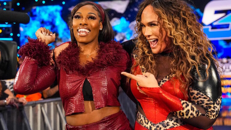 Lash Legend and Nia Jax on WWE SmackDown