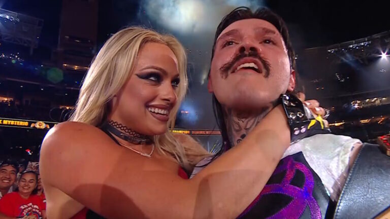 WWE stars Liv Morgan and Dominik Mysterio