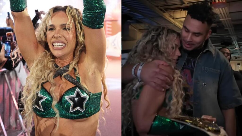 WWE stars Maxxine Dupri and Anthony Luke