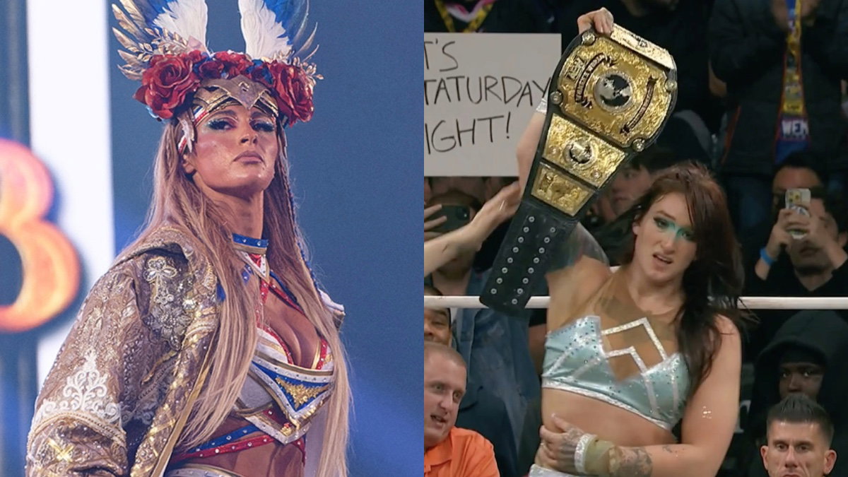 AEW Women's World Champion Kris Statlander and Megan Bayne