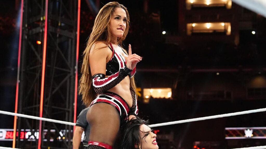 WWE stars Nikki Bella and Stephanie Vaquer