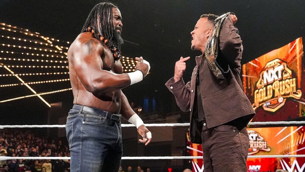 WWE stars Oba Femi and Ricky Saints