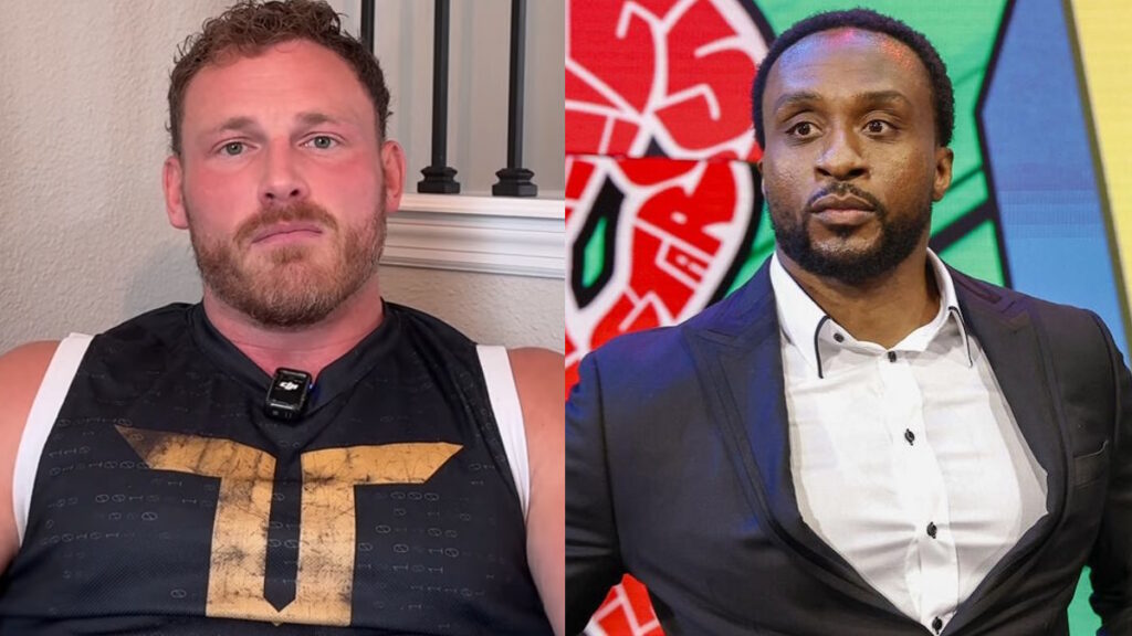 WWE stars Ridge Holland and Big E