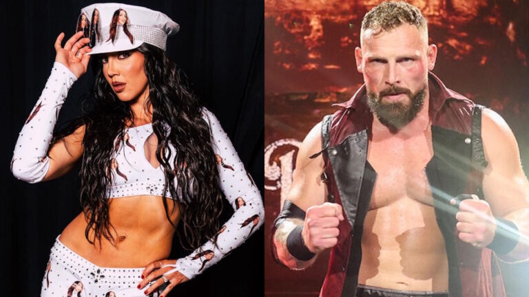 WWE stars Ridge Holland and Chelsea Green