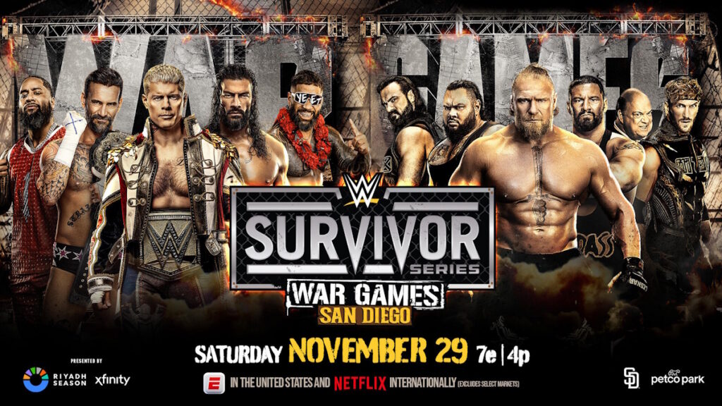 WWE Survivor Series men's WarGames graphic
