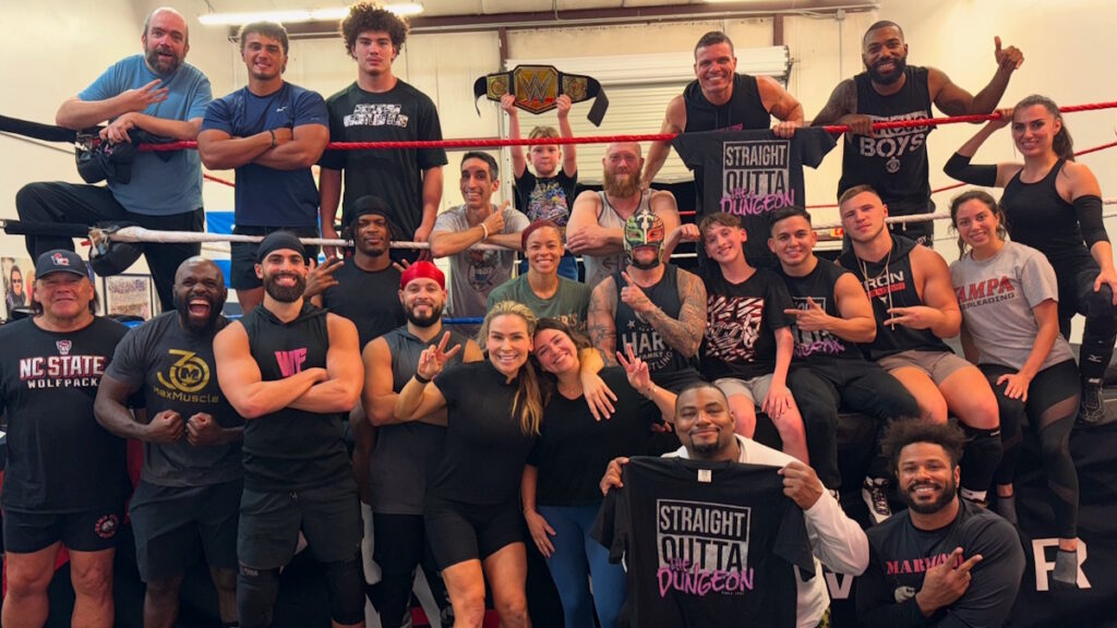 The Dungeon with WWE stars Natalya and TJ Wilson