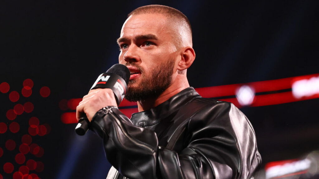 Austin Theory on WWE Raw