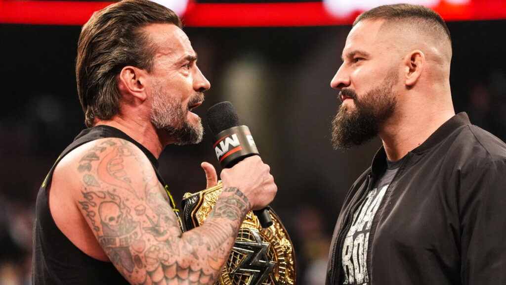 WWE World Heavyweight Champion CM Punk and Bron Breakker