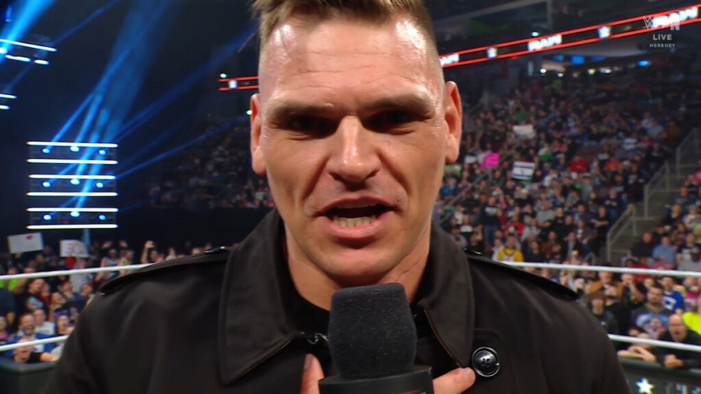 Gunther on WWE Raw