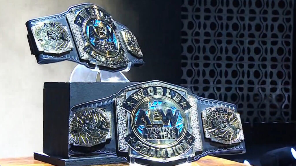 AEW Women's World Tag Team Championship belts