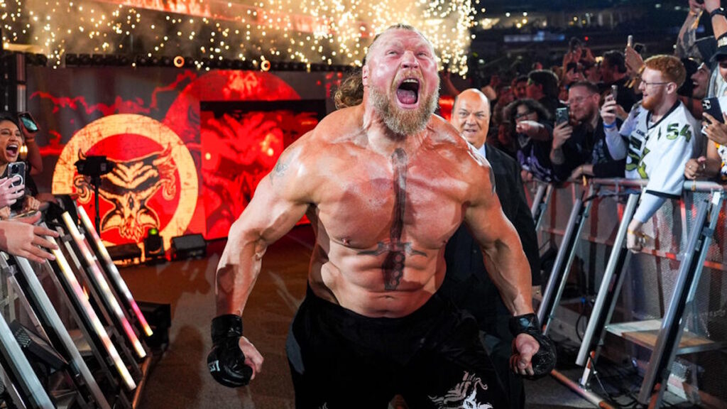 WWE star Brock Lesnar