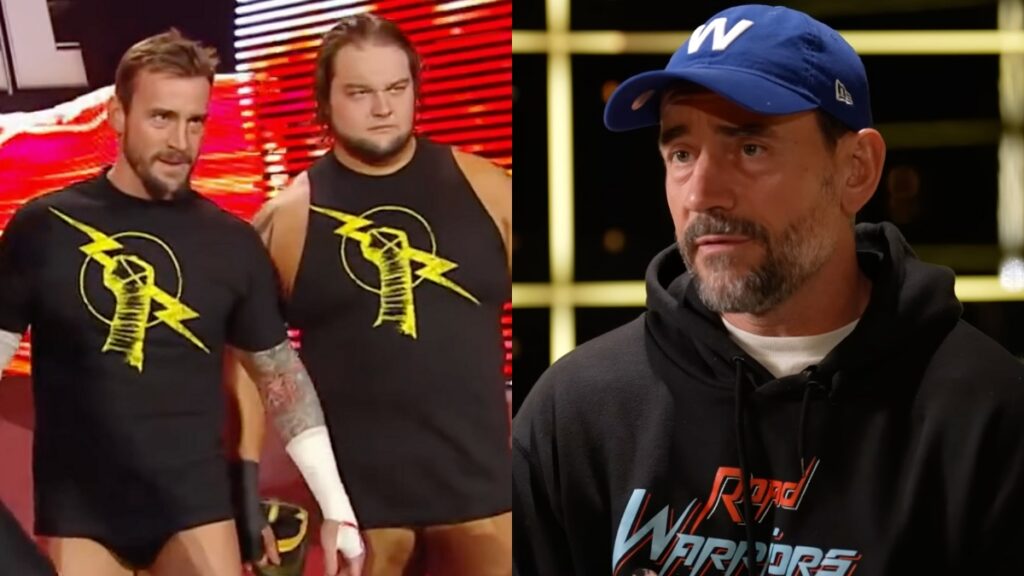 WWE's CM Punk and Bray Wyatt in Nexus