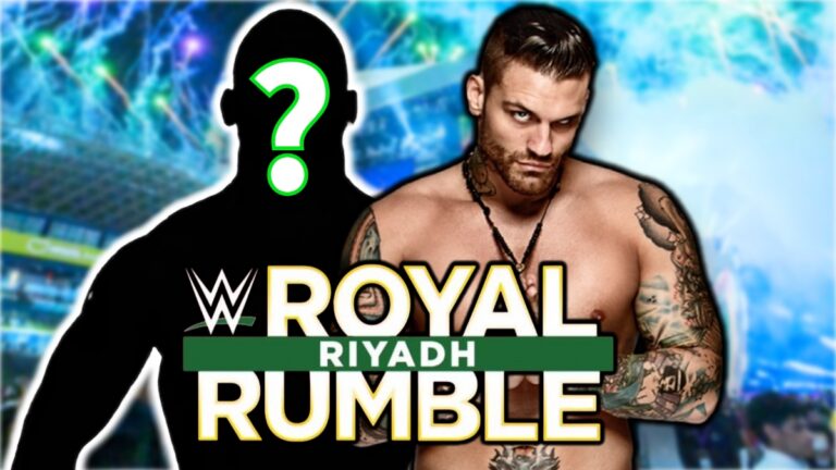 WWE Royal Rumble logo with Corey Graves