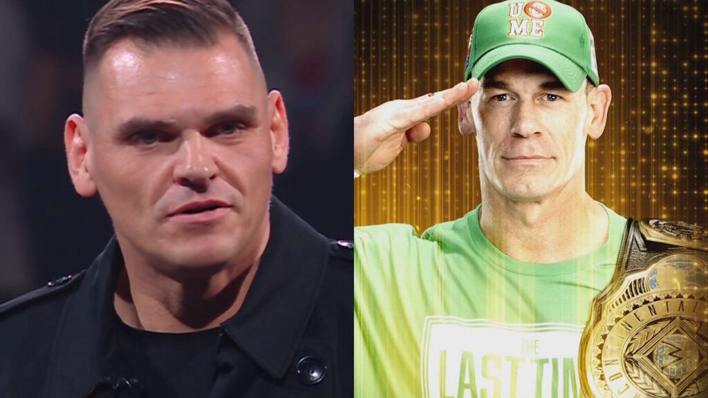 WWE stars GUNTHER and John Cena