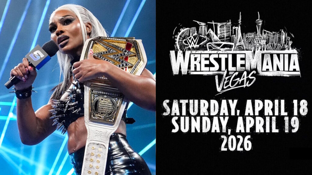 Jade Cargill and WWE WrestleMania 42 logo