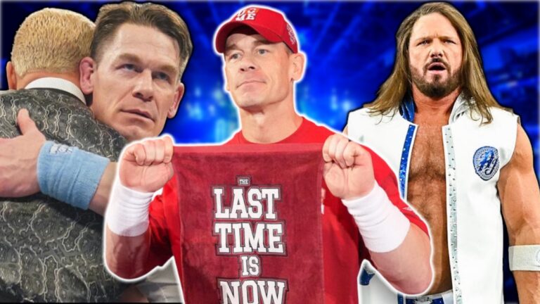 WWE's John Cena, Cody Rhodes and AJ Styles
