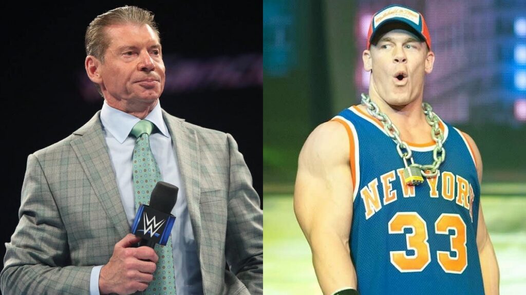 WWE's John Cena and Vince McMahon