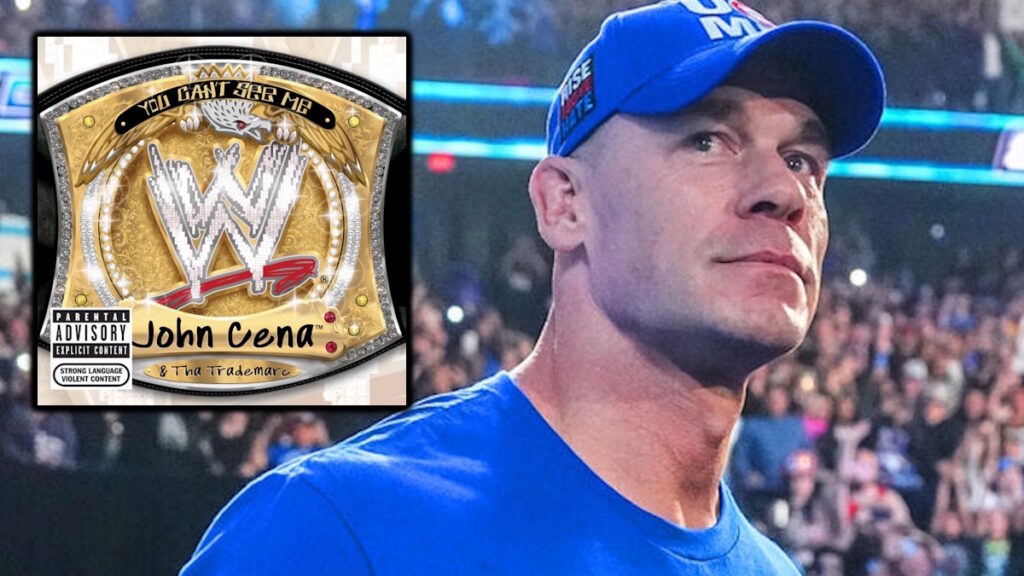 WWE legend John Cena and You Can't See Me album