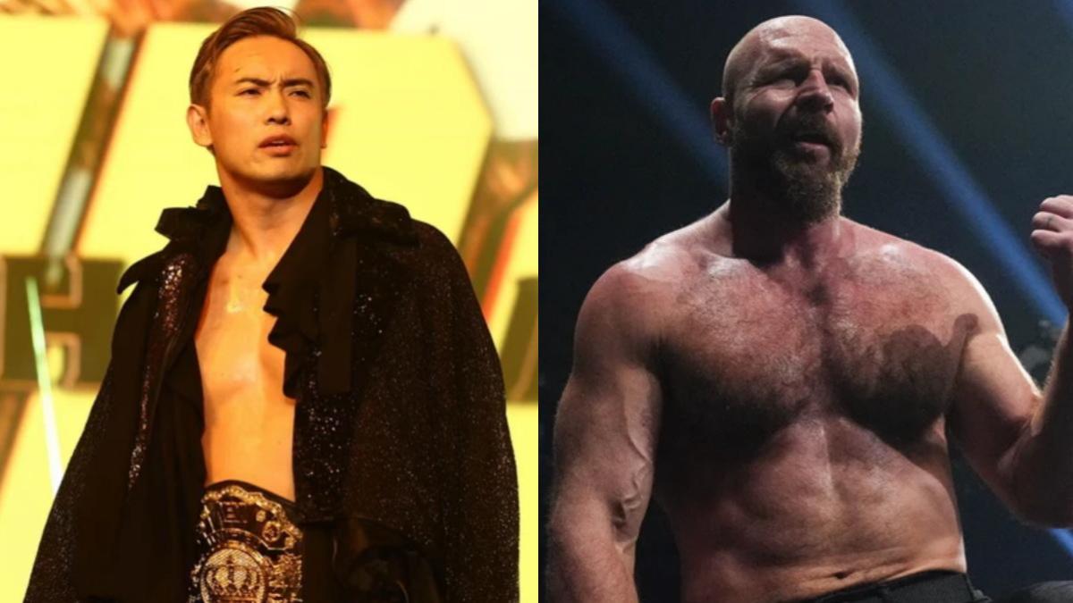 AEW stars Kazuchika Okada and Jon Moxley