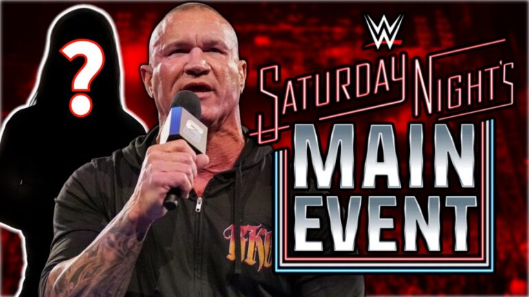 Randy Orton and WWE Saturday Night's Main Event logo