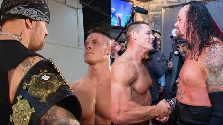 WWE's The Undertaker and John Cena