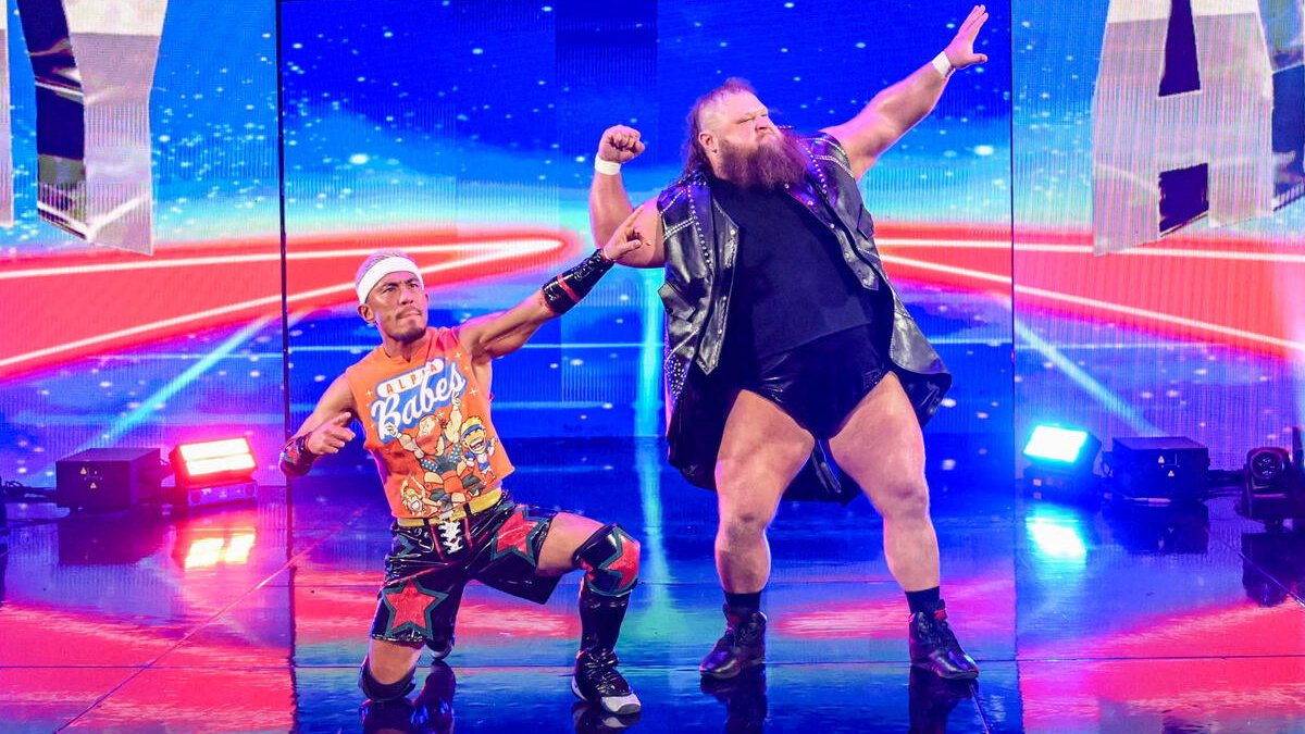 WWE stars Akira Tozawa and Otis