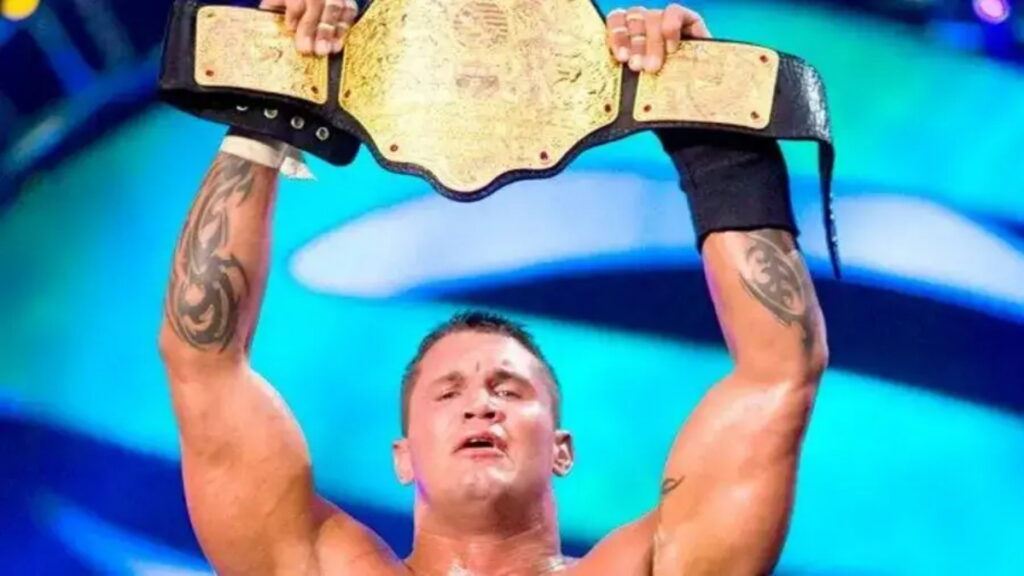 Randy Orton as World Heavyweight Championship at SummerSlam 2004