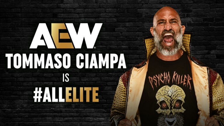 Tommaso Ciampa's official AEW All Elite graphic