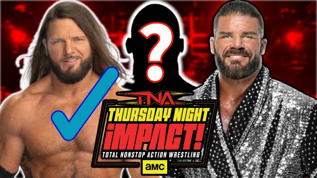 TNA Wrestling Impact on AMC logo with Bobby Roode and AJ Styles