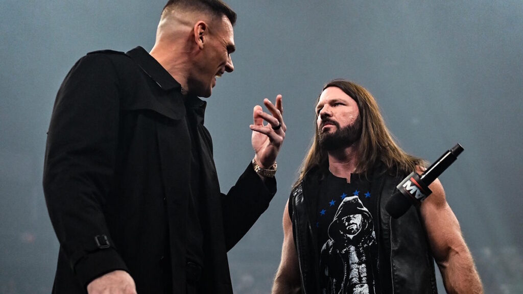 WWE stars AJ Styles and GUNTHER
