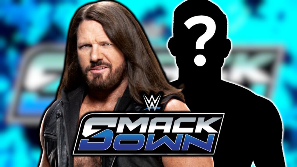 WWE SmackDown logo and AJ Styles