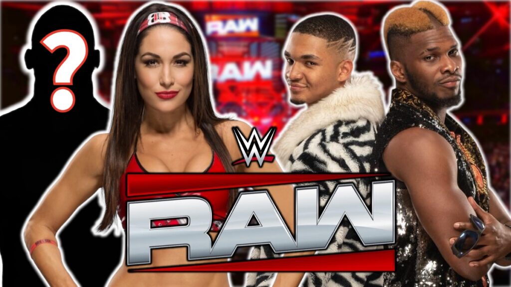 Brie Bella, Private Party and WWE Raw logo