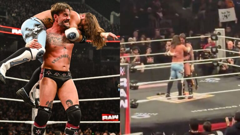 WWE Raw Jan 26 - CM Punk and AJ Styles