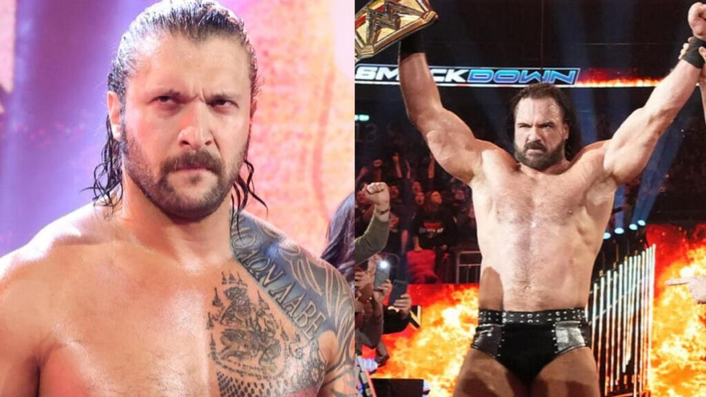 Former WWE star Killer Kross fka Karrion Kross, next to Drew McIntyre