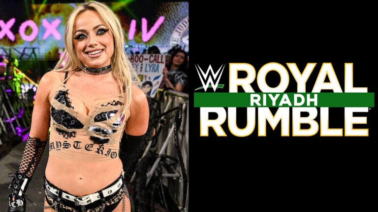Liv Morgan and WWE Royal Rumble logo