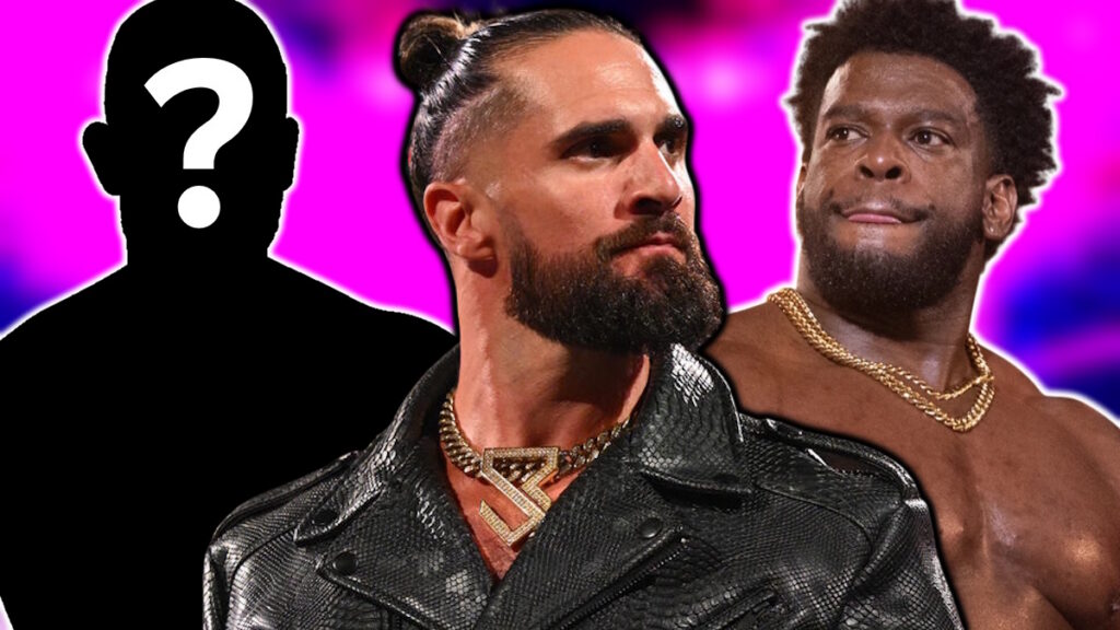 WWE stars Seth Rollins and Powerhouse Hobbs