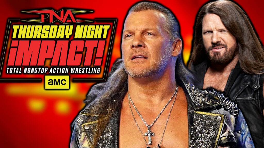 TNA Wrestling logo, Chris Jericho and AJ Styles