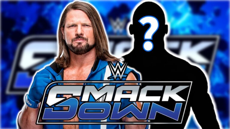 WWE SmackDown logo and AJ Styles