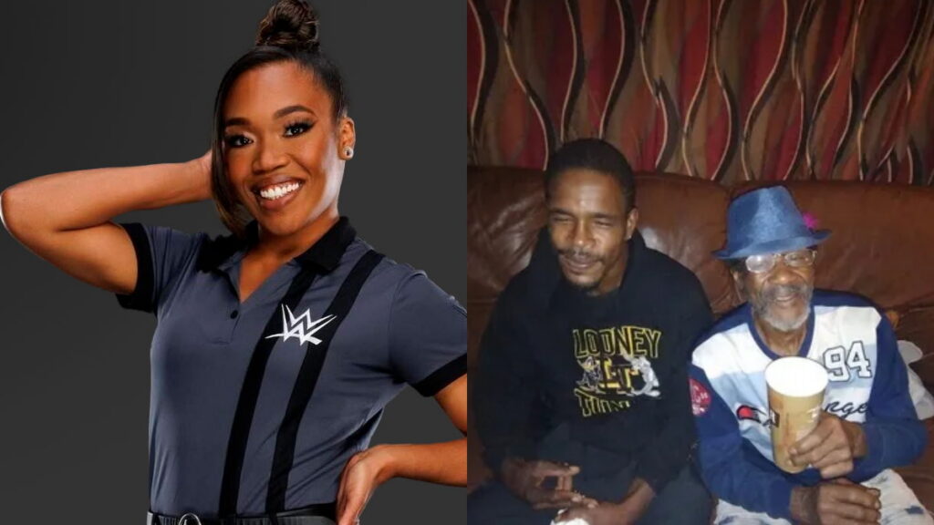 WWE referee Daphanie LaShaunn and her family
