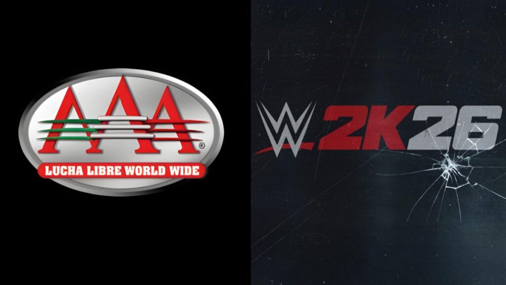 AAA and WWE 2K26 logo