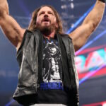 AJ Styles during his WWE Raw tribute