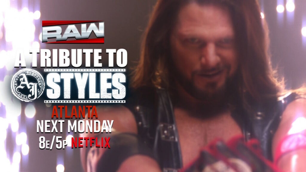WWE Raw tribute AJ Styles