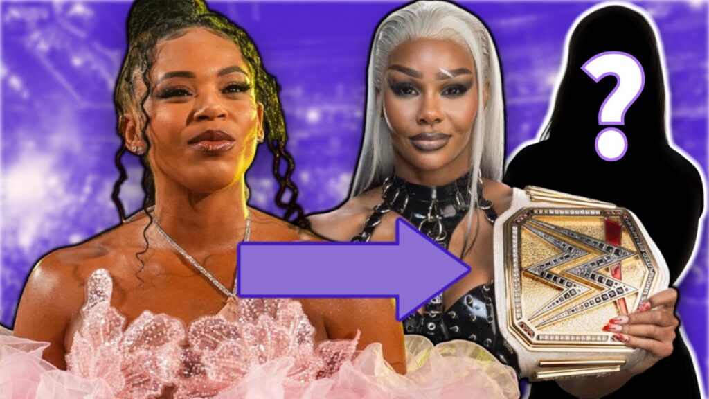Bianca Belair alongside WWE Women's Champion Jade Cargill
