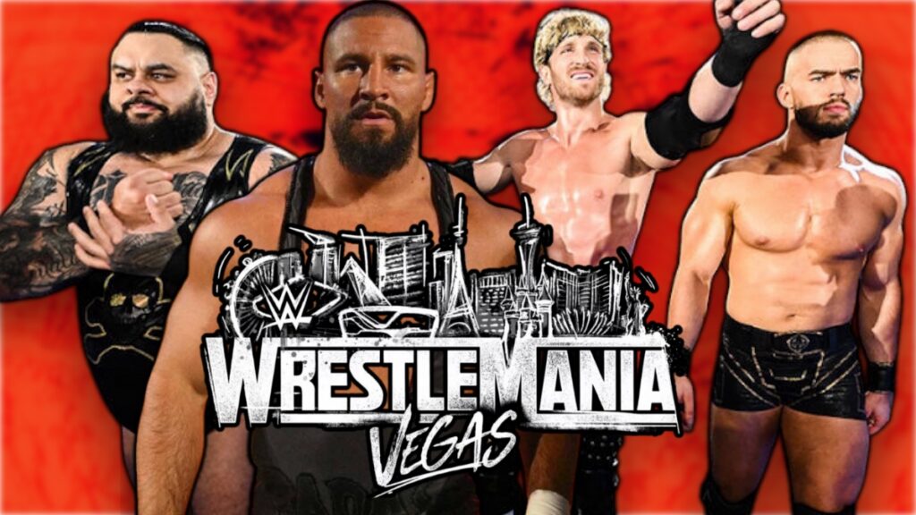 WWE WrestleMania 42 logo with The Vision