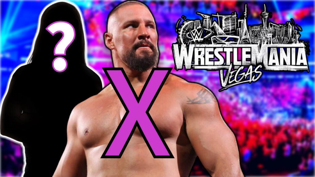 Bron Breakker and WWE WrestleMania 42 logo