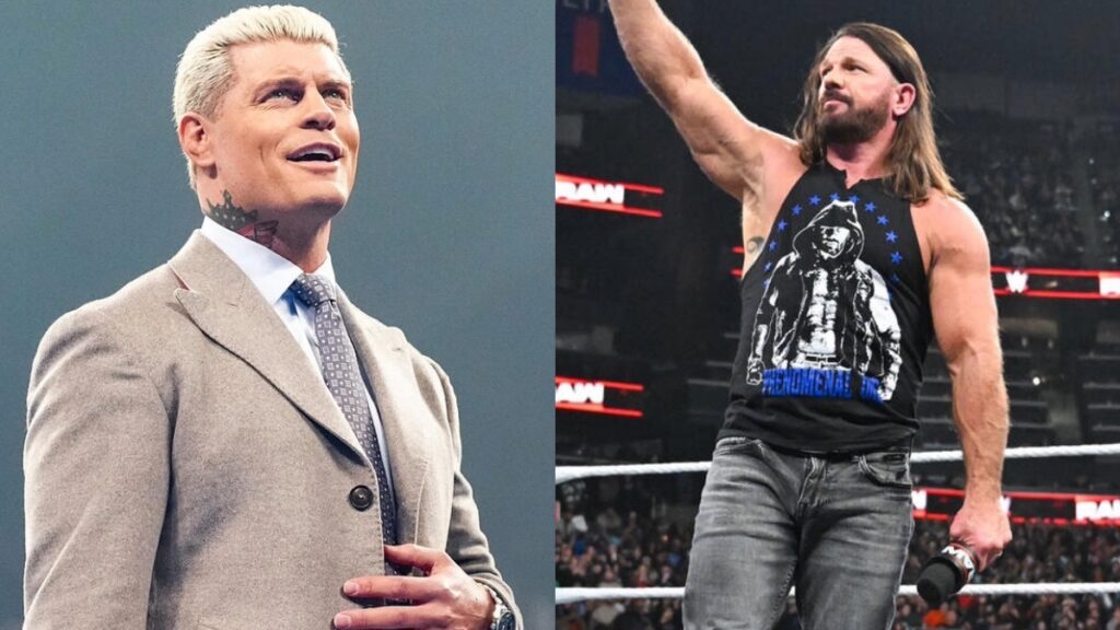 WWE's Cody Rhodes and AJ Styles