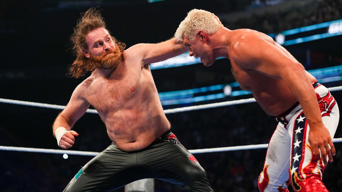 WWE stars Sami Zayn and Cody Rhodes