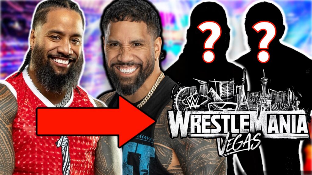 WWE WrestleMania 42 logo with Jimmy & Jey Uso