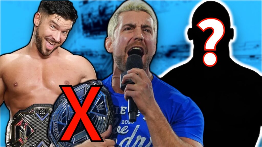 WWE NXT Champion with Joe Hendry and Ethan Page